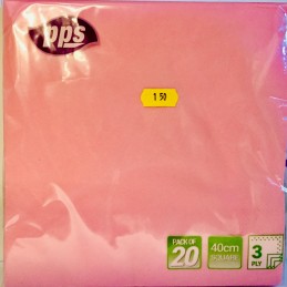 PPS - 20 Pack Napkins - 3 Ply