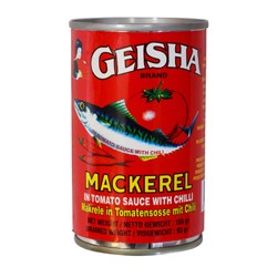Geisha Mackerel Red Can