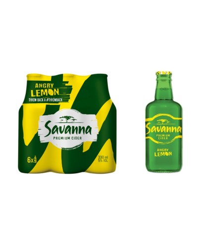 Savanah Cider Angry Lemon 330ml