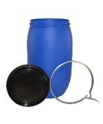 30 Litre Plastic Blue Open Top Drum UN Approved