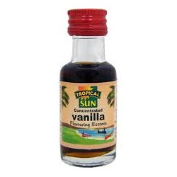 Tropical Sun Vanilla Flavouring Essence (Pack of 12 x 28ml)