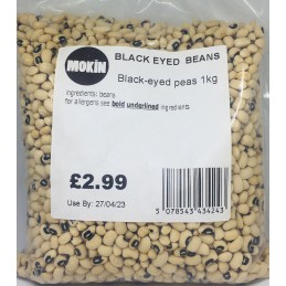 Mokin - Black Eyed Beans - 1kg